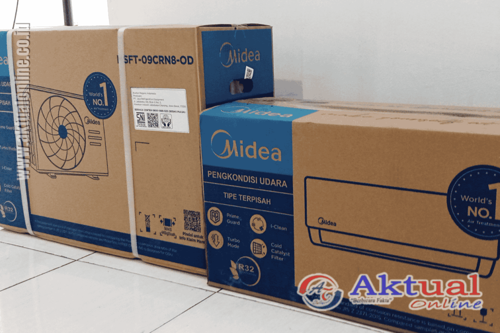 AC kiriman dari orang mengaku utusan Jewel Garden saat ini berada di kantor Aktual Online.(Foto: Ist/Aktual Online)