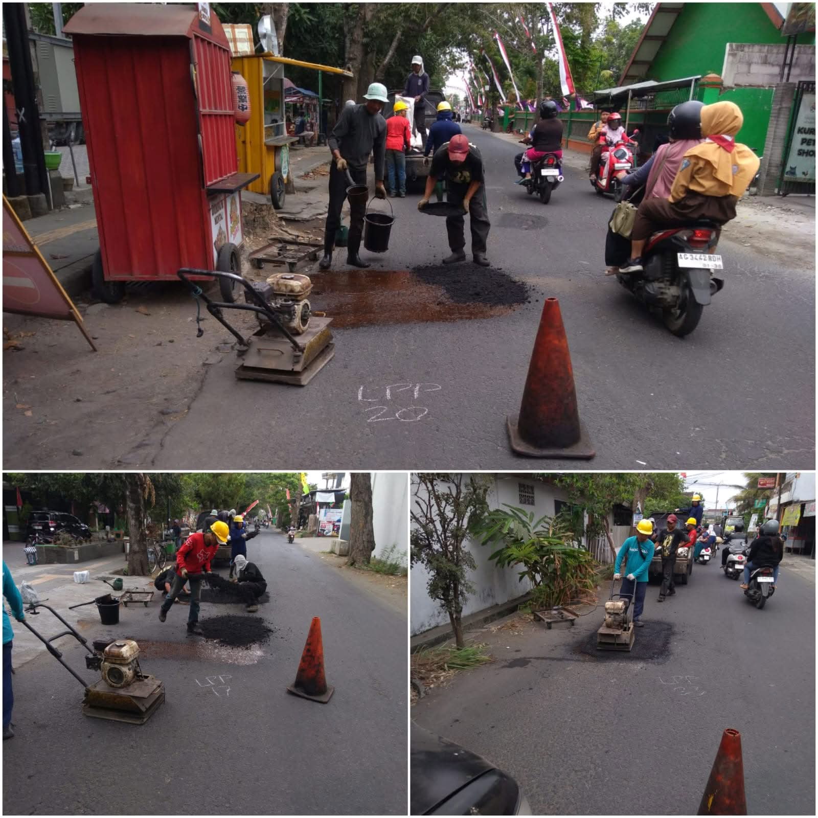 Pemeliharaan Jalan Lembu Peteng – Pasar Ngemplak, Dinas PUPR Tulungagung Hadirkan Solusi Cepat