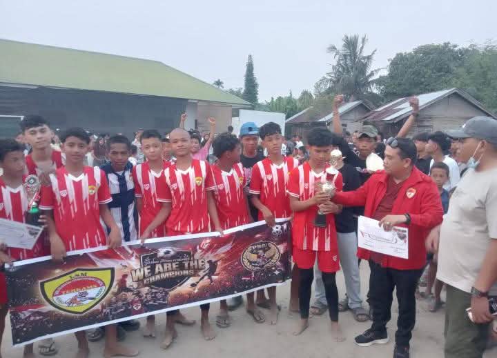 Meriahkan HUT RI Ke 81, LSM Terkams Gelar Turnamen Terkams Cup I U-16