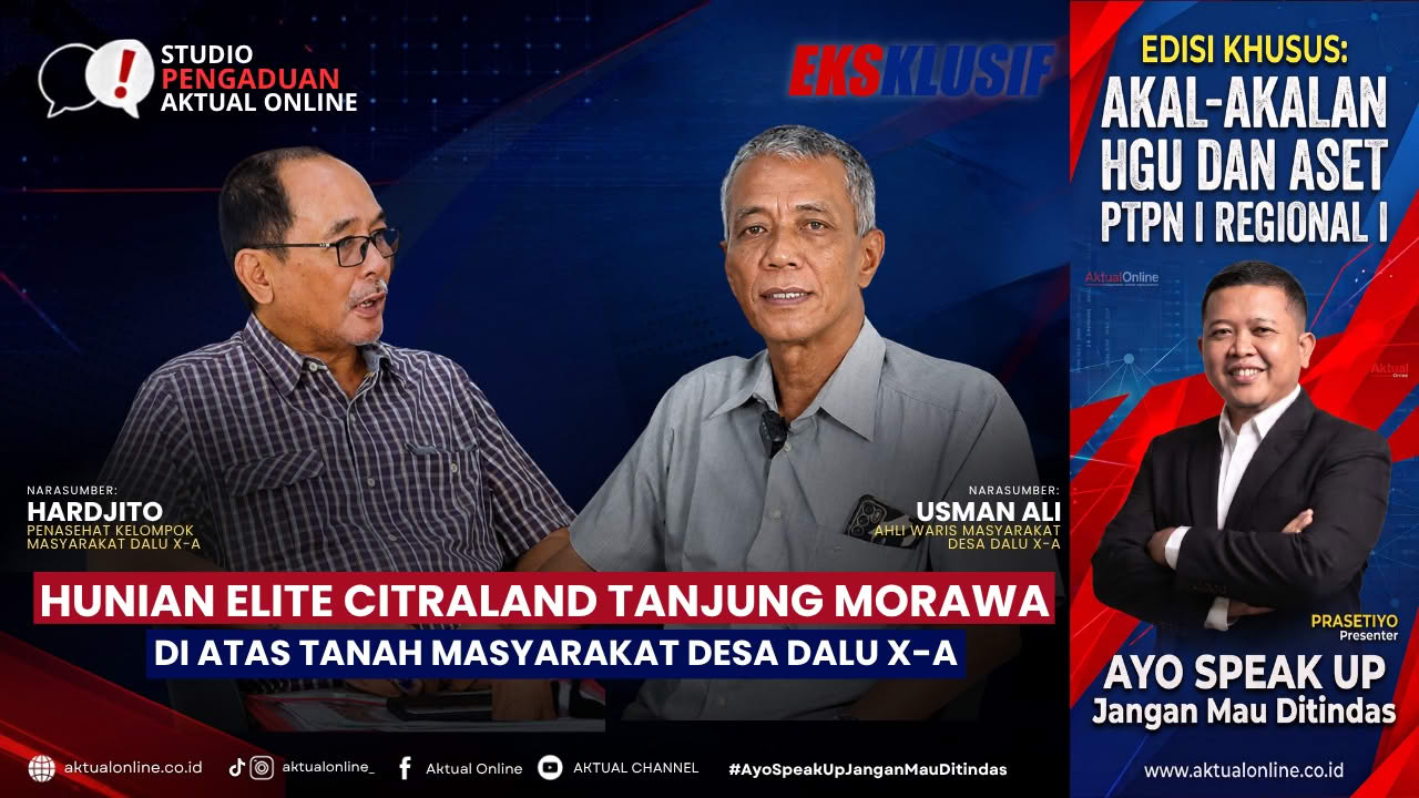 Hunian Elite Citraland Tanjung Morawa, Di Atas Tanah Masyarakat Desa Dalu X-A