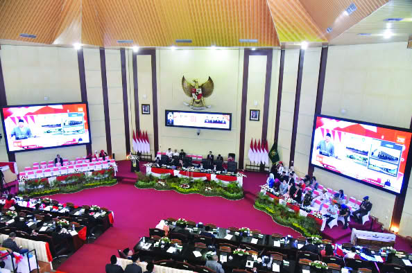 Sambut HUT RI ke 81, DPRD Medan Gelar Sidang Paripurna Dalam Agenda Mendengar Pidato Presiden RI