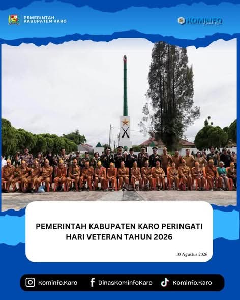 Pemkab Karo Peringati Hari Veteran Tahun 2026