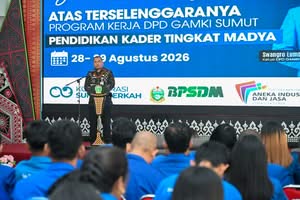 Pj Sekdaprov : GAMKI Mitra Strategis Pemprov Sumut dalam Pembangunan Daerah