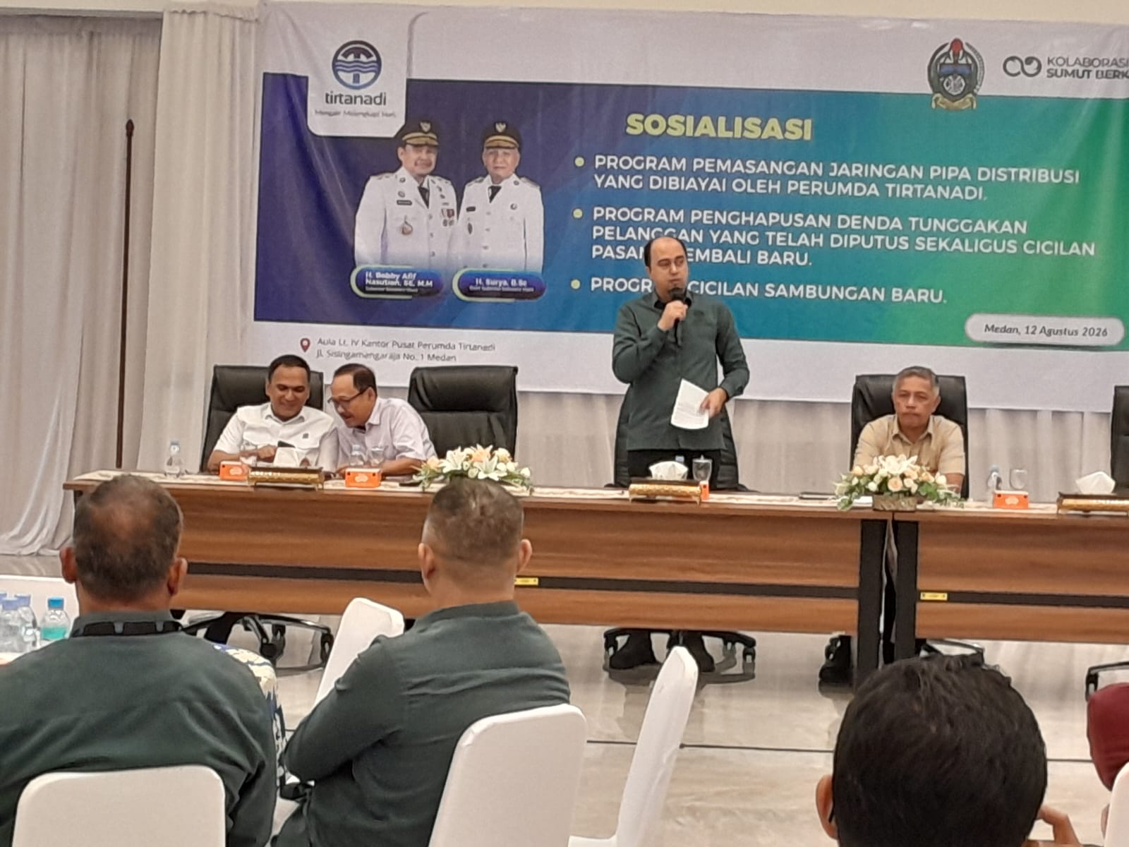 Dukung Program Gubsu, Perumda Tirtanadi Gratiskan Biaya Pemasangan Pipa Distribusi Air Bersih ke Masyarakat