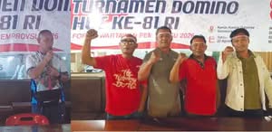 Buka Turnamen Domino HUT 81 RI, Dispora Sumut Apresiasi FWP Aktif Gelar Giat Olahraga