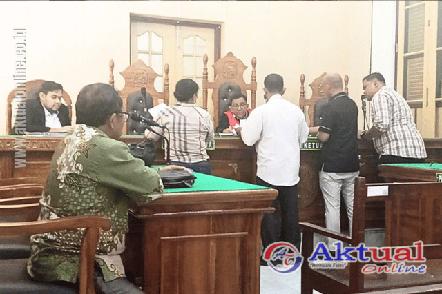 Situasi prapid di PN Medan, Selasa (4/8/2026) siang terkait kasus tipu gelap yang dialami Ftryah. (Foto: Ist/Aktual Online)