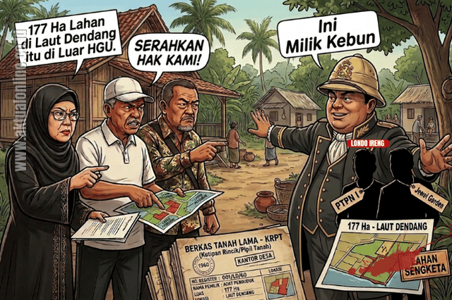 Tak Takut ‘Londo Ireng’ di Pihak PTPN I dan Jewel Garden, Pemilik Lahan 177 Ha Laut Dendang Pantang Anjlok