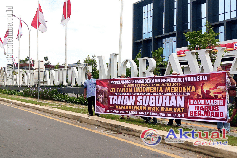 Ironi HUT Ke-81 RI di Tanah Suguhan 286 Ha Dalu X-A, Masyarakat Diusir dan Lahan Disuguhkan ke Citraland