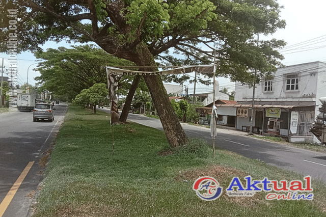 Spanduk Protes Tanah Bangunan CitraLand Tanjung Morawa Dirusak, Masyarakat Dalu X-A: Kami Tidak Mempan Dibungkam