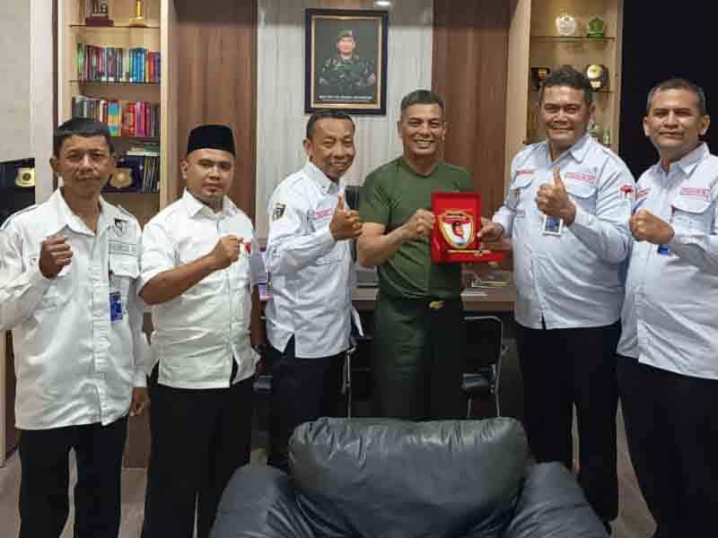 Aster Kasdam I/BB Terima Audiensi Silaturrahmi DPD Pasukan 08 Sumut