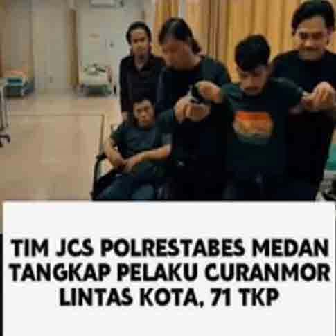 Beraksi di 71 TKP, Polrestabes Medan Ringkus Sindikat Curanmor, 2 Ditembak