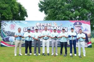 Pangdam I/BB Buka Turnamen Golf HUT ke-81 TNI, Perkuat Sinergi di Sumut