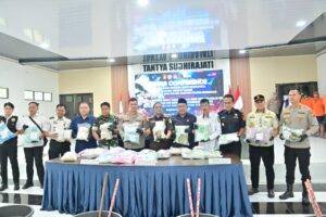 Polres Bengkalis Musnahkan Barang Bukti Narkotika Senilai Rp80 Miliar, Selamatkan 279.893 Jiwa