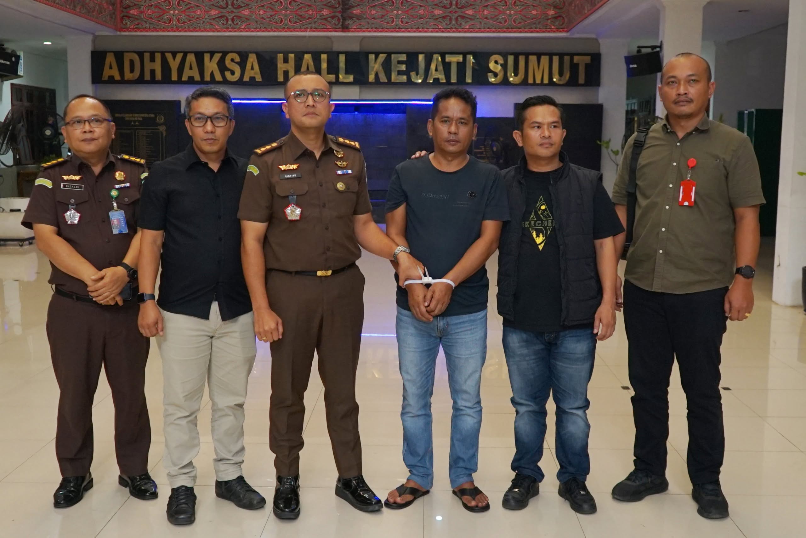 Tim Tabur Kejati Sumut dan Kejari Madina Amankan DPO Terpidana Perkara Pertambangan di Kawasan Hutan
