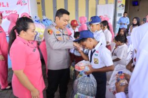 Kapolres Langkat Santuni Anak Yatim, Wujud Kepedulian Polri untuk Masyarakat