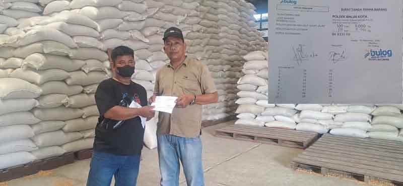 Kapolres Binjai Dorong Ketahanan Pangan, 287,2 Ton Jagung ke Bulog