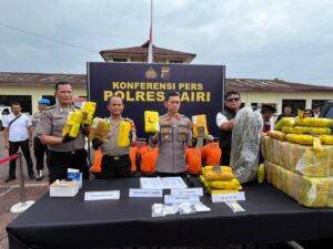 Perangi Narkoba, Polres Dairi Ungkap 33 Kasus dan Sita 70 Kg Ganja