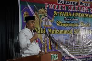 Peringati Maulid Nabi, Wali Kota Medan Ajak Forum Minang Sati dan Warga Meneladani Sifat Rasulullah SAW