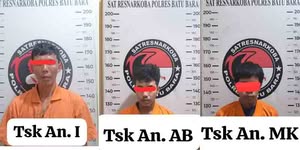 Satresnarkoba Polres Batu Bara Ungkap Dua Kasus Shabu, Amankan Tiga Tersangka