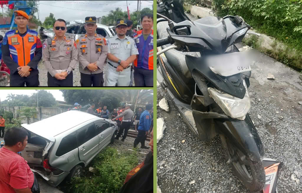 Gerak Cepat Polres Binjai Tangani Kecelakaan KA Sri Lilawangsa di Jl Hiu, Kapolres: Keselamatan Rakyat adalah Hukum Tertinggi