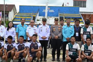 Bupati Humbahas Buka Turnamen Voli Antar Klub, 16 Tim Ikut Bertanding