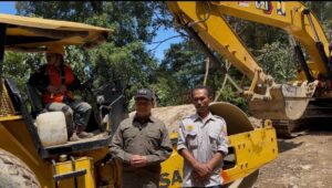 Bupati Humbahas Kembali Tinjau Pembangunan Jalan Perbatasan dengan Pakpak Bharat
