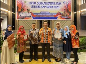 UPT SMP Negeri 4 Medan Raih Harapan 1 Sekolah Ramah Anak Tipe A