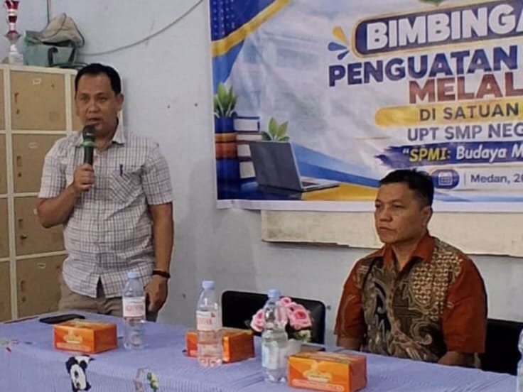 UPT SMP Negeri 13 Medan Gelar Bimtek Penguatan Tata Kelola Sekolah Melalui SPMI