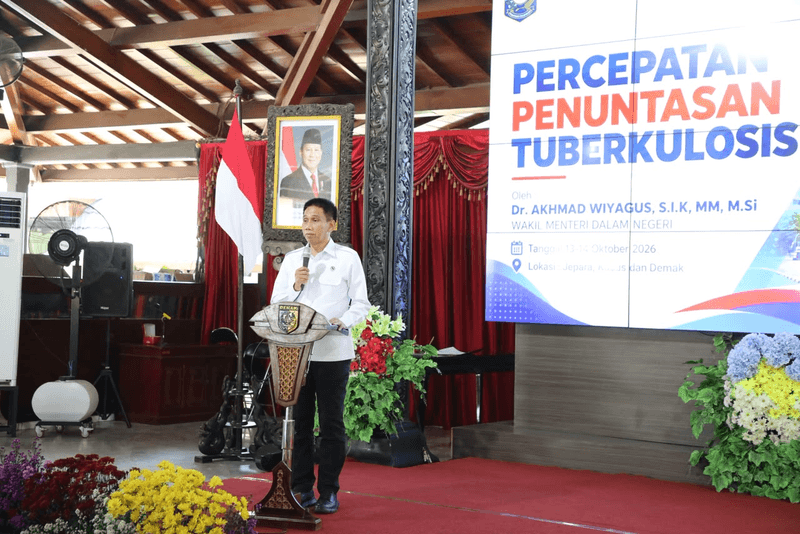 Tembus Capaian TPT 73 Persen, Wamendagri Dorong Demak Jadi Role Model Nasional Penanganan TBC