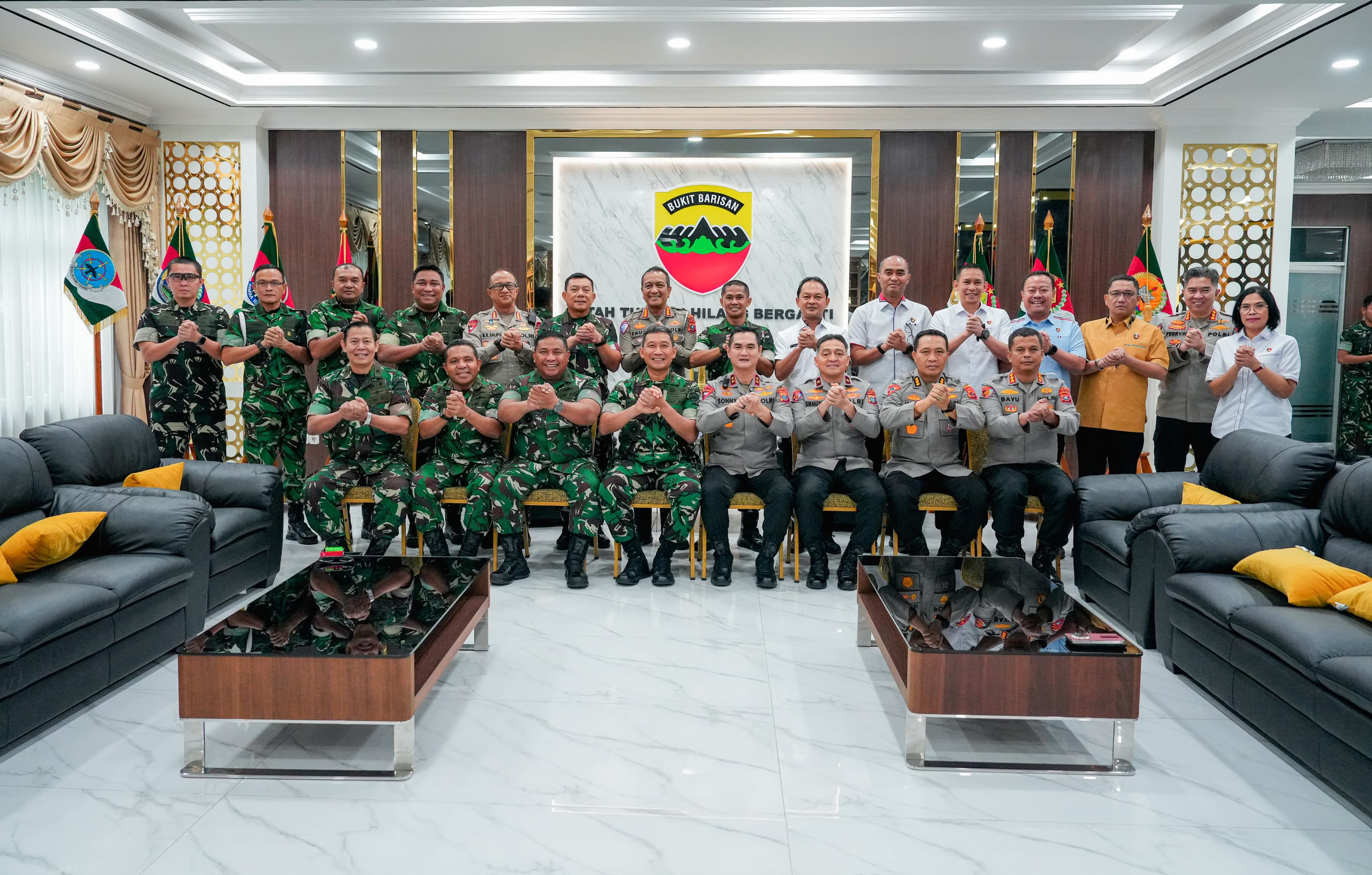 Kunci Stabilitas Sumut, Kapolda dan Pangdam I/BB Perkuat Sinergi TNI-Polri