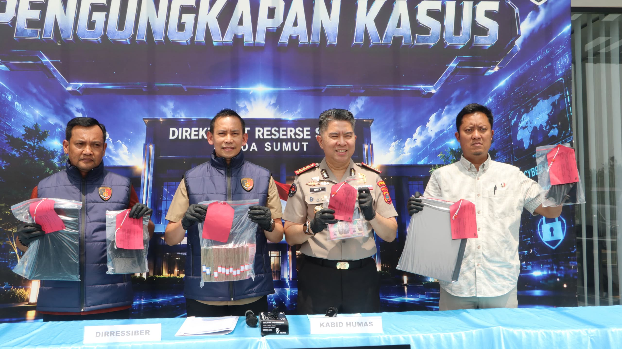 Ditressiber Polda Sumut Bongkar Jaringan Judi Online, Dua Orang Jadi Tersangka