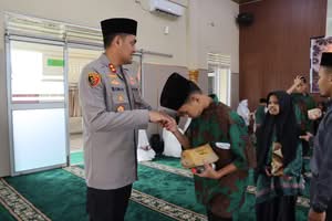Kapolres Binjai AKBP R. Bimo Moernanda, S.I.K., M.H., Pimpin Syukuran dan Doa Bersama Anak Yatim