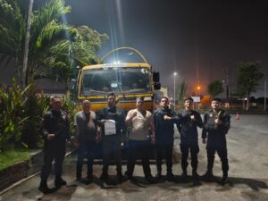 Tim Macan Polres Pelabuhan Belawan, Amankan Truk Trailer Diduga Hasil Curian di Gudang Gabion