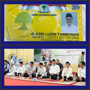 Usai  Sempat Di Gadang Gadang Jadi Ketua Gerindra Deli Serdang, Bupati Muncul Di Acara Golkar Sumut Sehingga Bergelar Bunglon 