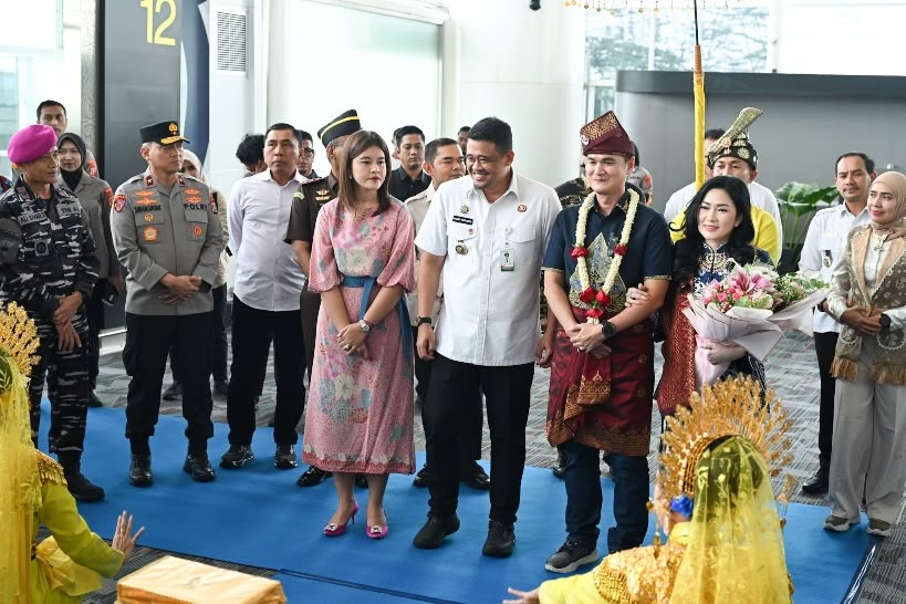 Gubsu Bobby Sambut Kapolda Sonny Irawan, Siap Perkuat Kolaborasi