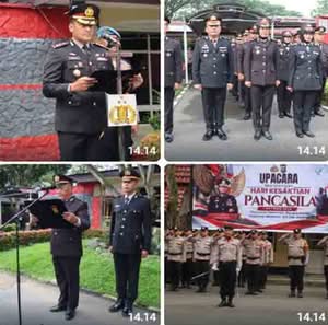 Kapolres Binjai Pimpin Upacara Hari Kesaktian Pancasila Tahun 2026