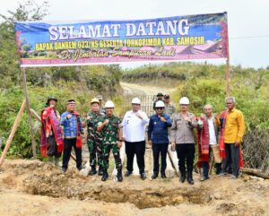 Hasil Sinergitas, Pemkab Samosir Bersama TNI dan Kementan Bangun 20 Jembatan, Irigasi untuk 680 Hektare dan Konservasi Lingkungan