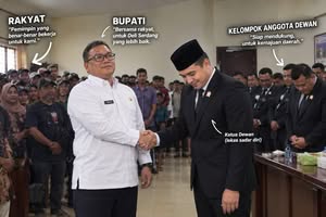 Ketua DPRD Deli Serdang Pastikan P APBD di Sahkan Karena Kawan Kawan Banyak Utang