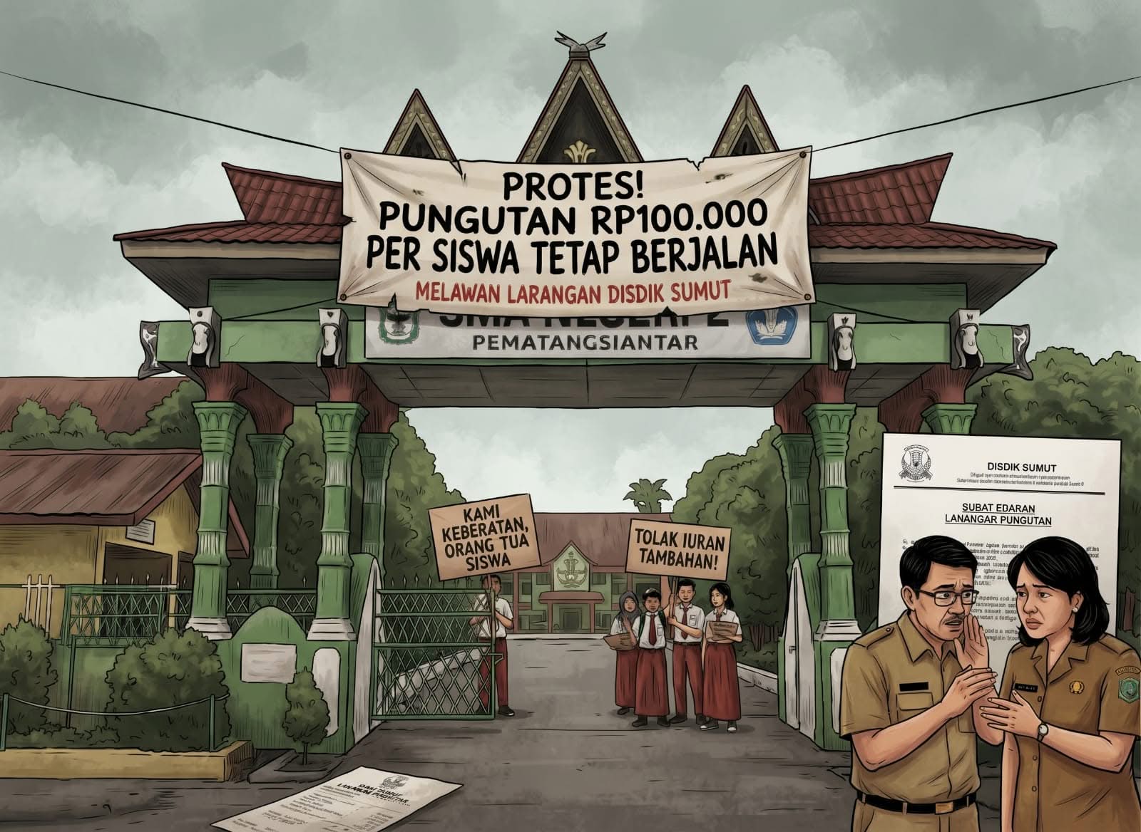 Kabar Kutipan Rp100 Ribu SMAN 2 Pematangsiantar, Praktisi Hukum: Cabut SK Plt Kasek dan Pindahkan ke Daerah Terpencil