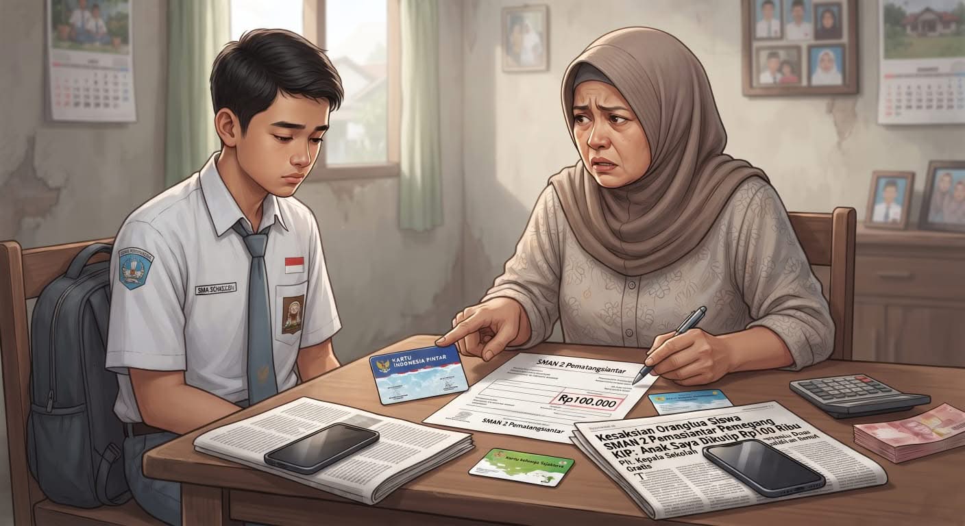 Kesaksian Orangtua Siswa SMAN 2 Pematangsiantar Pemegang KIP: Anak Saya Dikutip Rp100 Ribu
