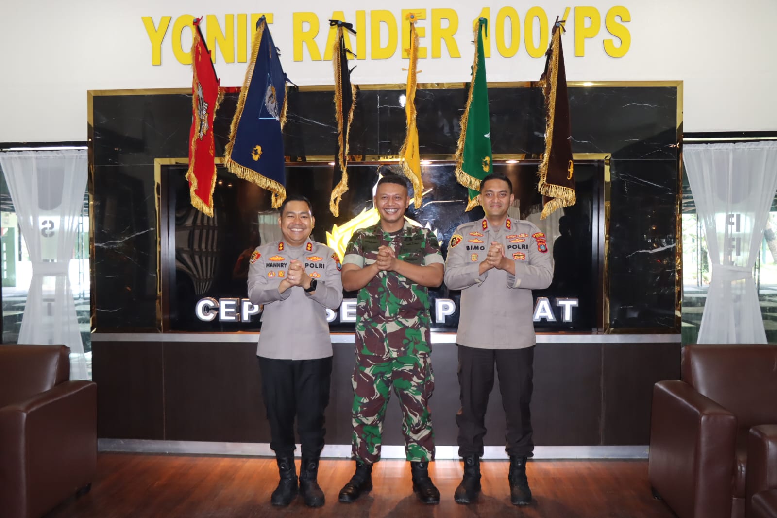 Perkuat Sinergitas TNI-Polri,Kapolres Binjai dan Langkat Berikan Surprise HUT TNI ke-81