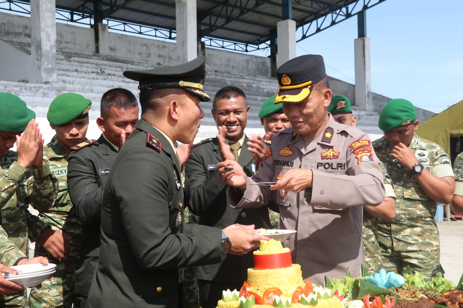 Momentum HUT TNI ke-81, Polres Humbahas Tegaskan Komitmen Sinergitas di Humbahas