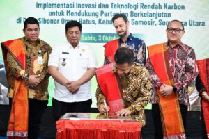 PATS Samosir Diresmikan, Energi Surya Dukung Pertanian Rendah Karbon dan Ketahanan Pangan