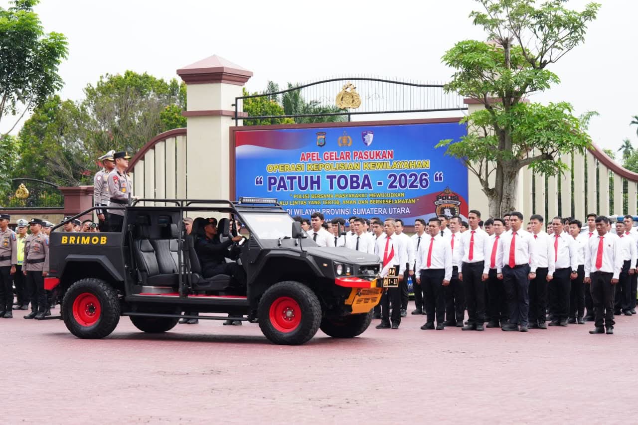 Polda Sumut Gelar Operasi Patuh Toba 2026, Kapolda: Keselamatan Berlalu Lintas Tanggung Jawab Bersama
