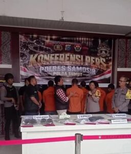 Polres Samosir Bongkar Komplotan Pencuri Kerbau, 5 Kasus Terungkap