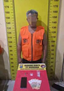 Miliki Shabu,Pria Setengah Abad Digiring ke Mapolresta Deli Serdang