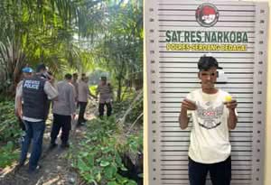 Polres Sergai GSN di Pantai Cermin,Satu Orang Diamankan