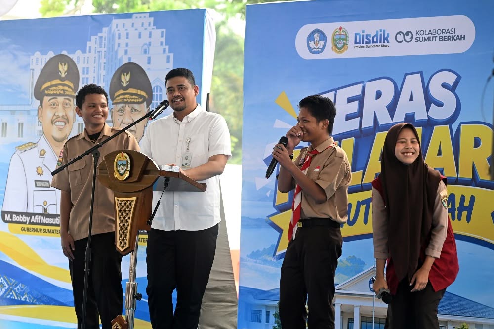 Luncurkan Teras Pelajar Sumut Berkah, Gubsu Bobby Siapkan Ruang Kreativitas dan Pengembangan Bakat Siswa