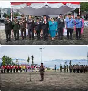 Wabup Toba Bacakan Pidato Menpora, Tekankan Generasi Patriotik, Gigih, Berempati