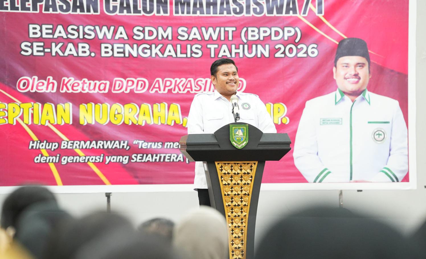 Septian Nugraha Tegaskan Beasiswa SDM Sawit Jadi Bekal Bangun Bengkalis